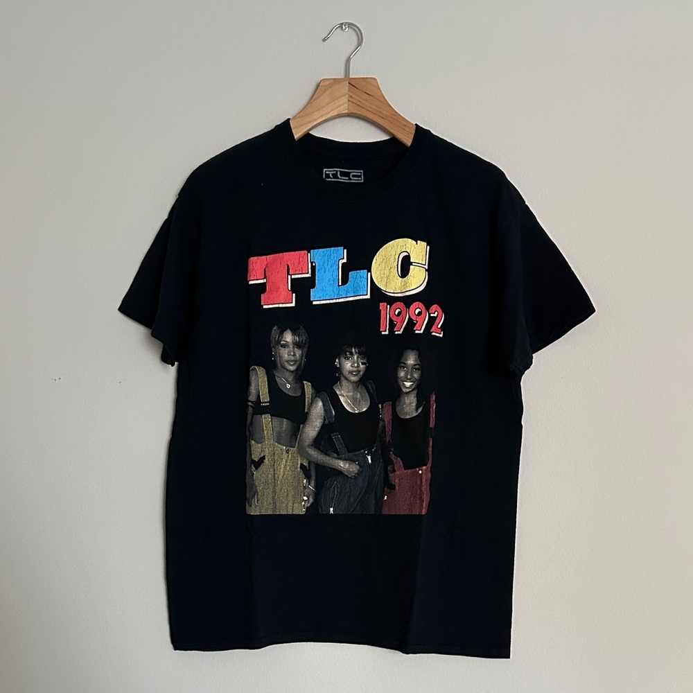 TLC Black Cotton T-Shirt